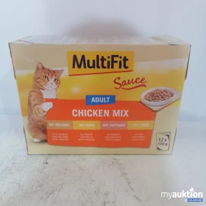 Auktion MultiFit Adult Katzenfutter 12x100g 