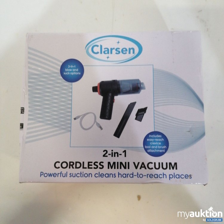 Artikel Nr. 757906: Clarsen 2in1 Cordless mini vacuum 