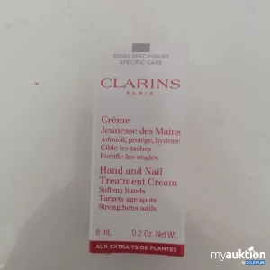 Auktion Clarins Paris Hand und Nagel Creme 8ml