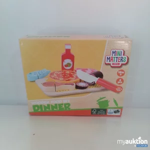 Auktion Mini Matters Wooden Food Set Dinner 