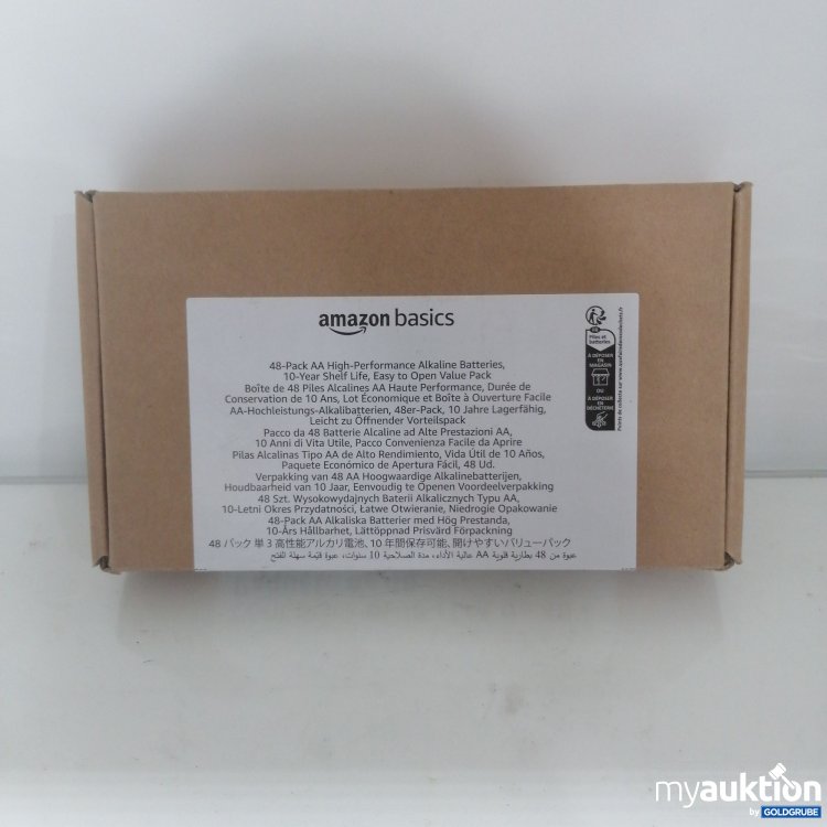 Artikel Nr. 768908: Amazonbasics 48 Stück Batterien 