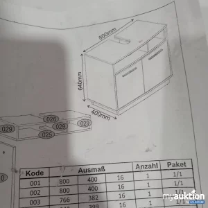 Artikel Nr. 515913: Ok Living Unterschrank 3565 weiß