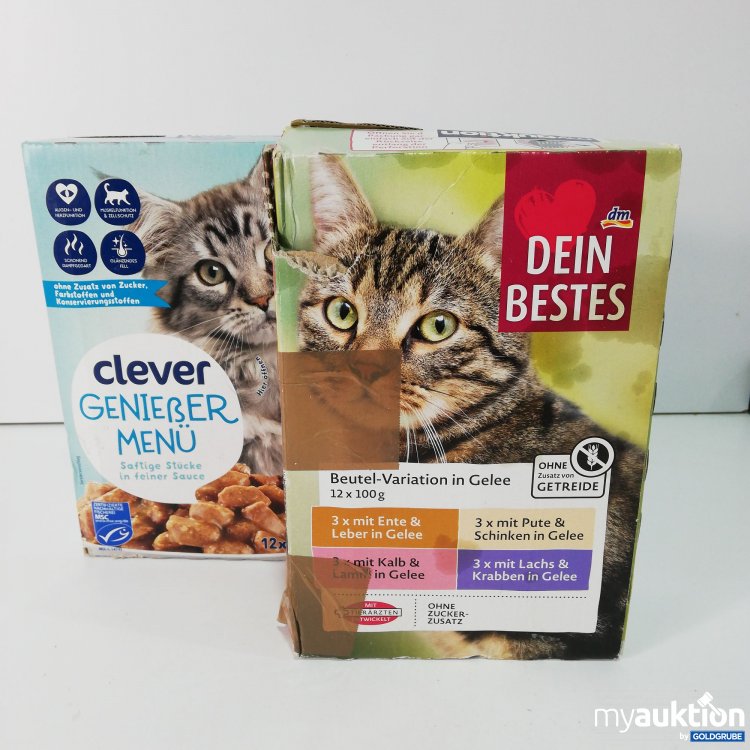 Artikel Nr. 789914: Diverse Katzenfutter 2er Pack x12 Stück x100g