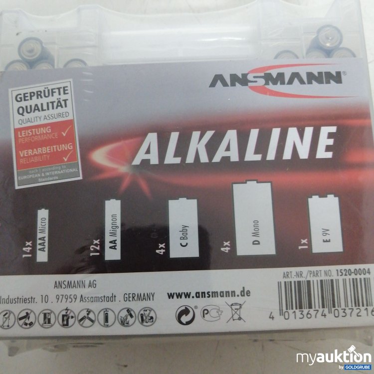 Artikel Nr. 736918: Alkaline Batterie