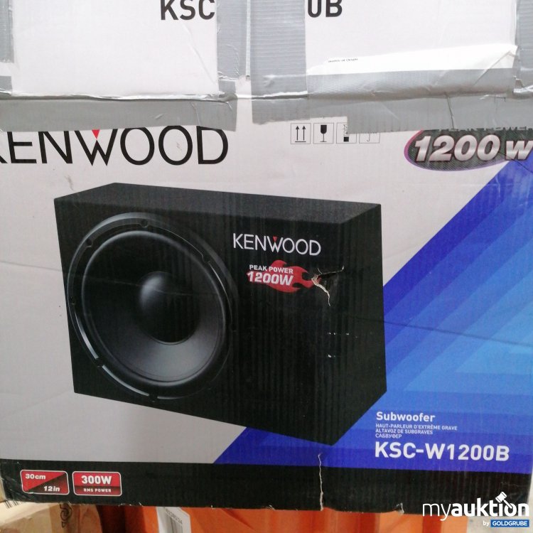 Artikel Nr. 791918: Kenwood Subwoofer KSC W1200B 