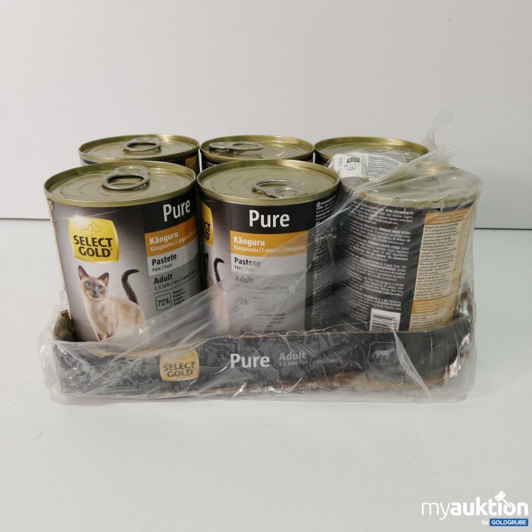 Artikel Nr. 789919: Select Gold Pure Katzenfutter 6x400g 