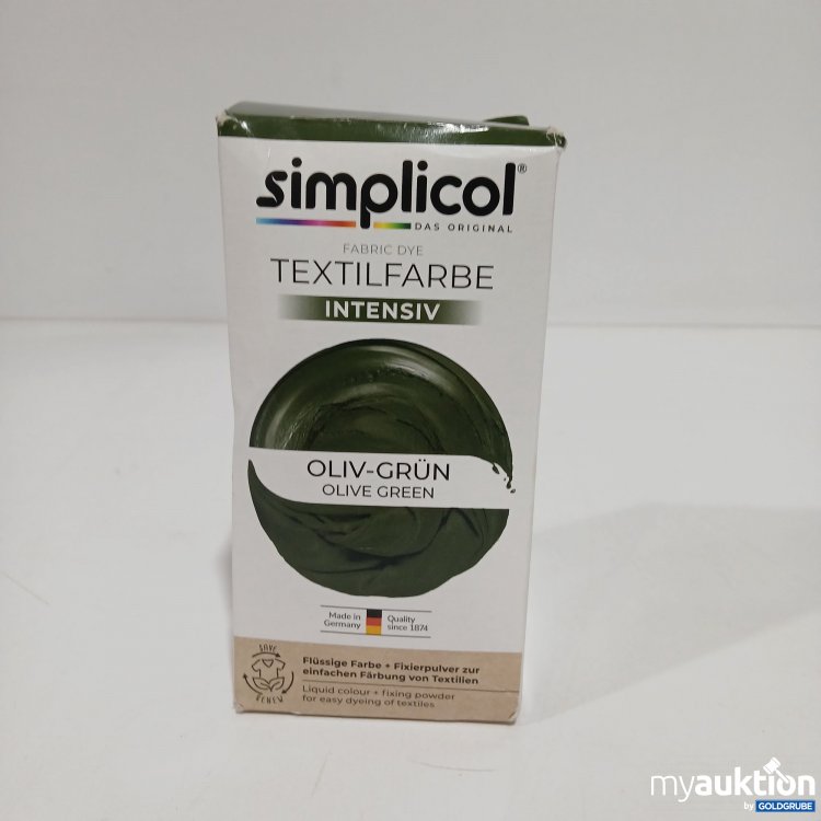 Artikel Nr. 802919: Simplicol Textilfarbe intensiv Oliv-Grün 150ml