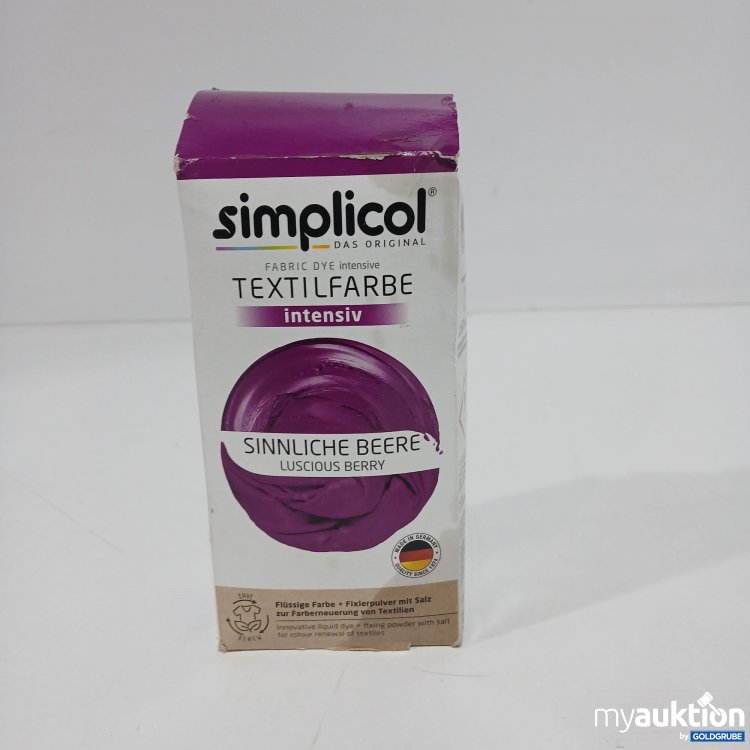 Artikel Nr. 802920: Simplicol Textilfarbe intensiv sinnliche Beere 150ml