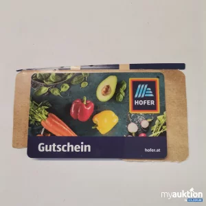 Auktion Hofer Gutschein Wert 10 Euro 