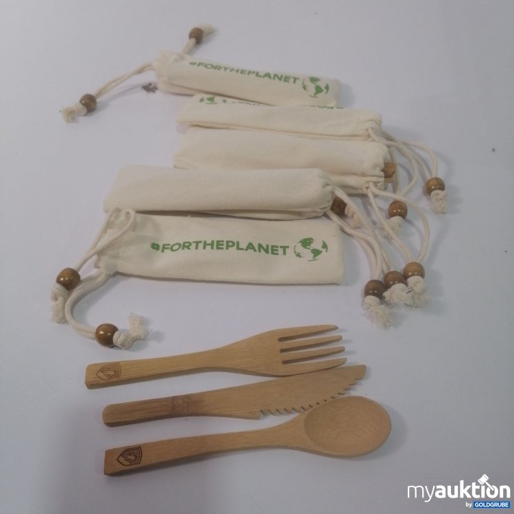 Artikel Nr. 377927: For the Planet Holz Besteckset 