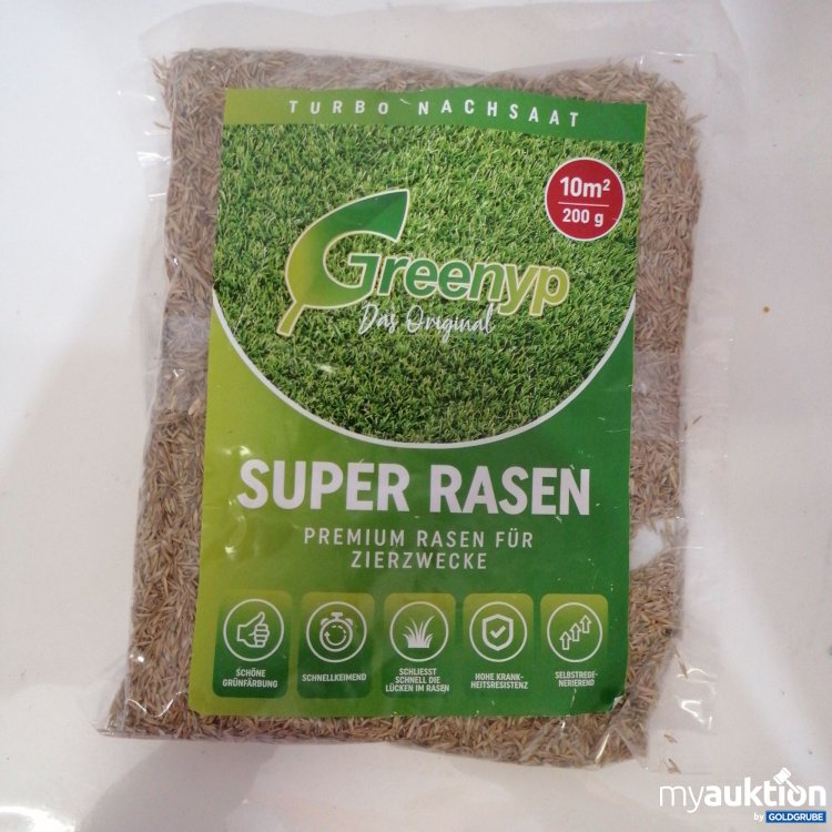 Artikel Nr. 751928: Greenyp Super Rasen Turbo Nachsaat 200g