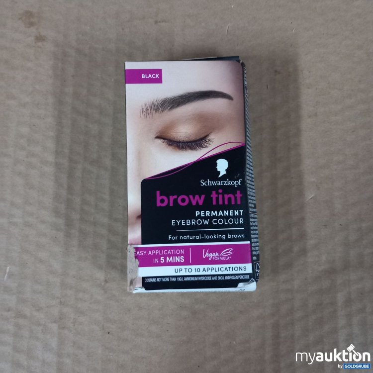 Artikel Nr. 769930: Schwarzkopf Permanent Eyebrow Colour Set Schwarz 