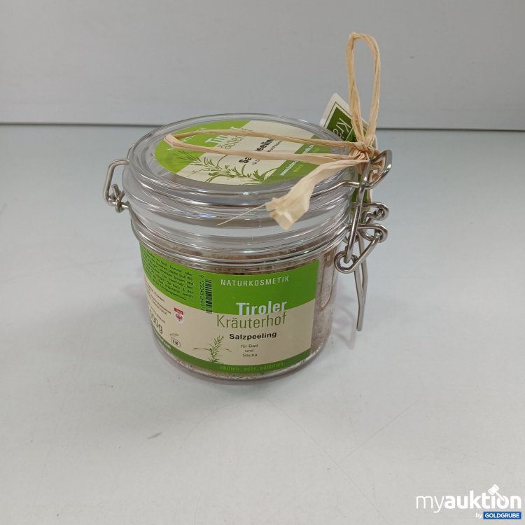 Artikel Nr. 800930: Naturkosmetik Tiroler Kräuterhof Salzpeeling 500g