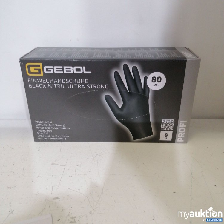 Artikel Nr. 722932: Gebol Black Nitril Ultra Strong Handschuhe
