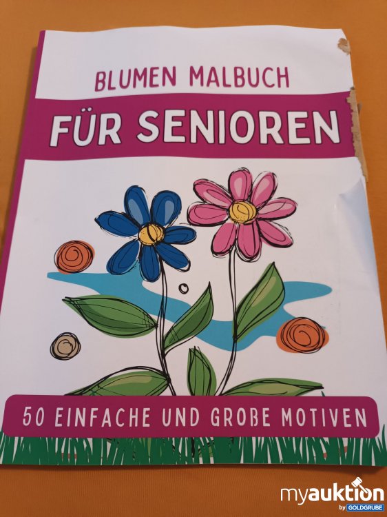 Artikel Nr. 347933: Blumen Malbuch für Senioren 