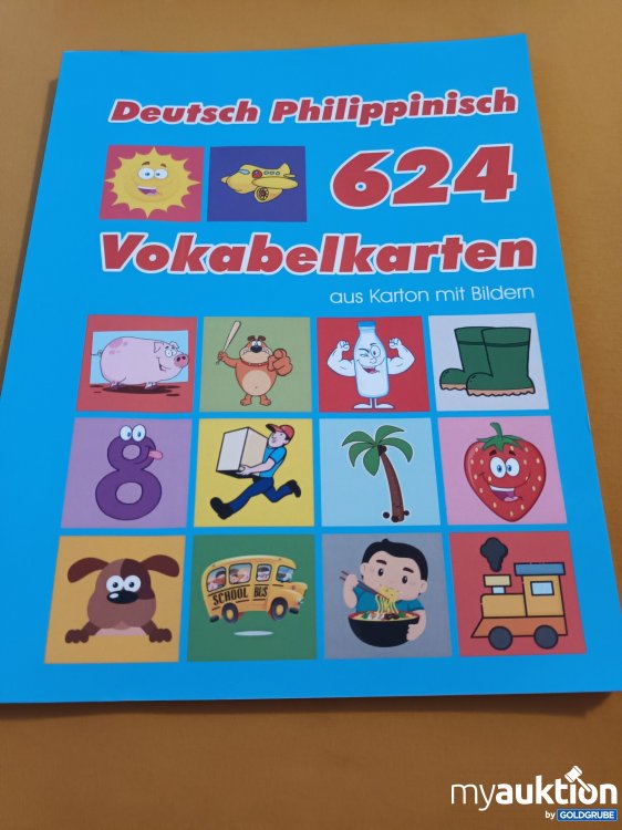 Artikel Nr. 347934: Deutsch Philippinisch 624 Vokabelkarten