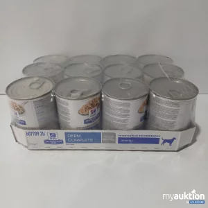 Auktion Hill's Derm Complete Spezialnahrung für Hunde 12x370g 