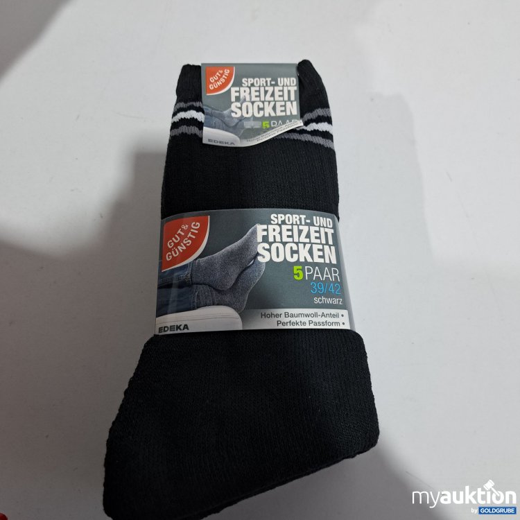 Artikel Nr. 435937: Sport & Freizeit Socken 5Paar schwarz