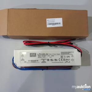 Auktion Mean Well LPV-60-24 class 2 Power supply