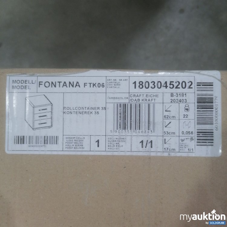 Artikel Nr. 782939: Fontana Rollcontainer 1803045202 