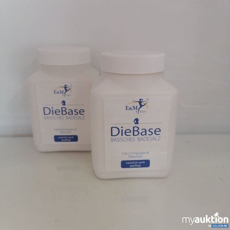 Artikel Nr. 744941: E&M DieBase Basisches Badesalz 2x750g