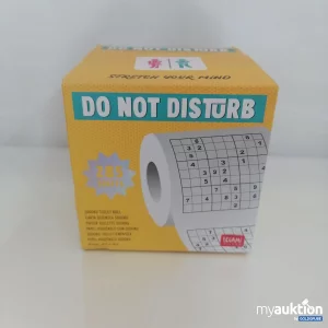 Auktion Do not disturb Sudoku Toilet Roll