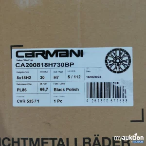 Auktion Carmani Felge CA200818H730BP