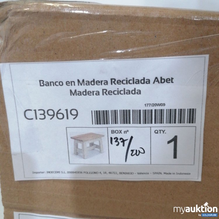 Artikel Nr. 722950: Sklum Banco Madera Reciclada