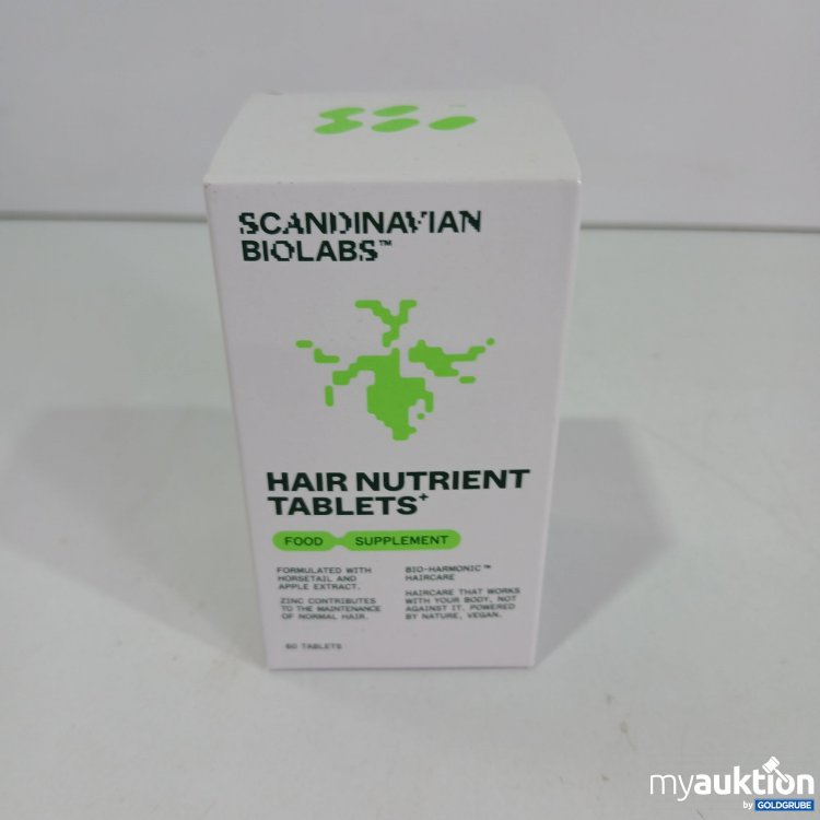 Artikel Nr. 798950: Scandinavian Biolabs Hair Nutrient Tablets 60stk 