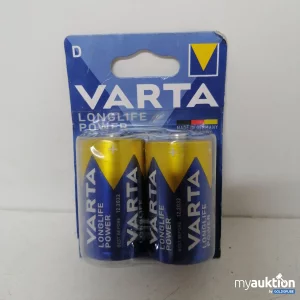 Auktion Varta Longlife D Batterie 
