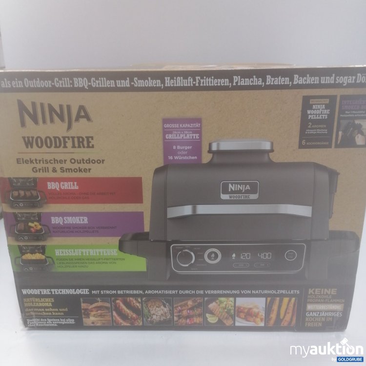 Artikel Nr. 782953: Ninja Woodfire Elektrischer Outdoor Grill & Smoker 