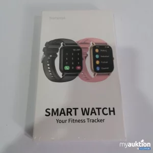 Auktion Nerunsa Smart watch P66D  /schwarz 