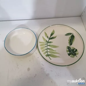 Auktion Keramik Teller-Set