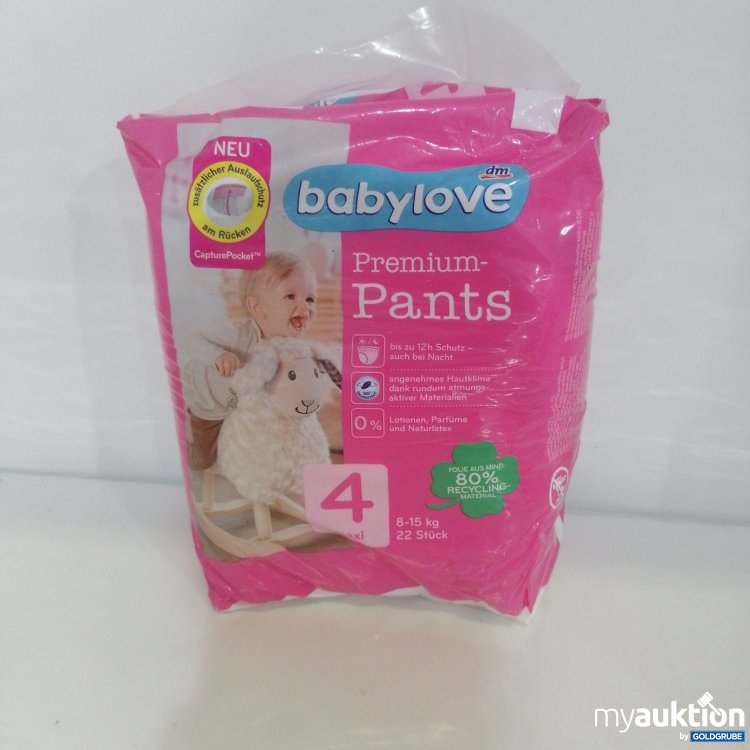 Artikel Nr. 761957: Babylove Premium Pants 4maxi (8-15kg) 22 Stück 