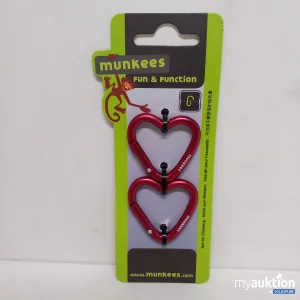 Artikel Nr. 794958: Munkees Mini Herz Carabiner 2Stk.