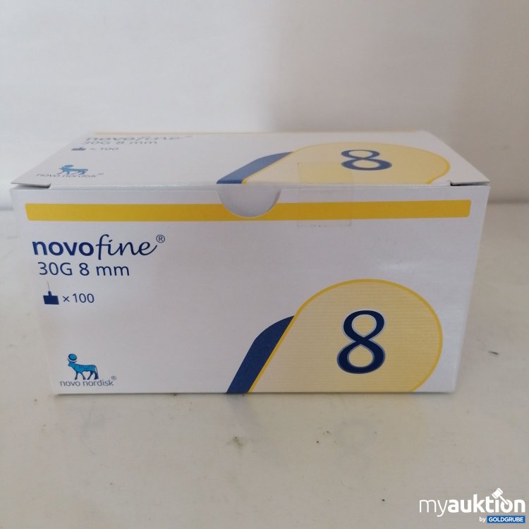 Artikel Nr. 762964: Novofine 30G 8mm 100stk 