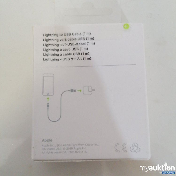 Artikel Nr. 770964: Apple Lightning to USB Cable 1m 