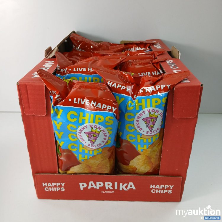 Artikel Nr. 800966: Happy Chips Paprika 8er Pack x150g