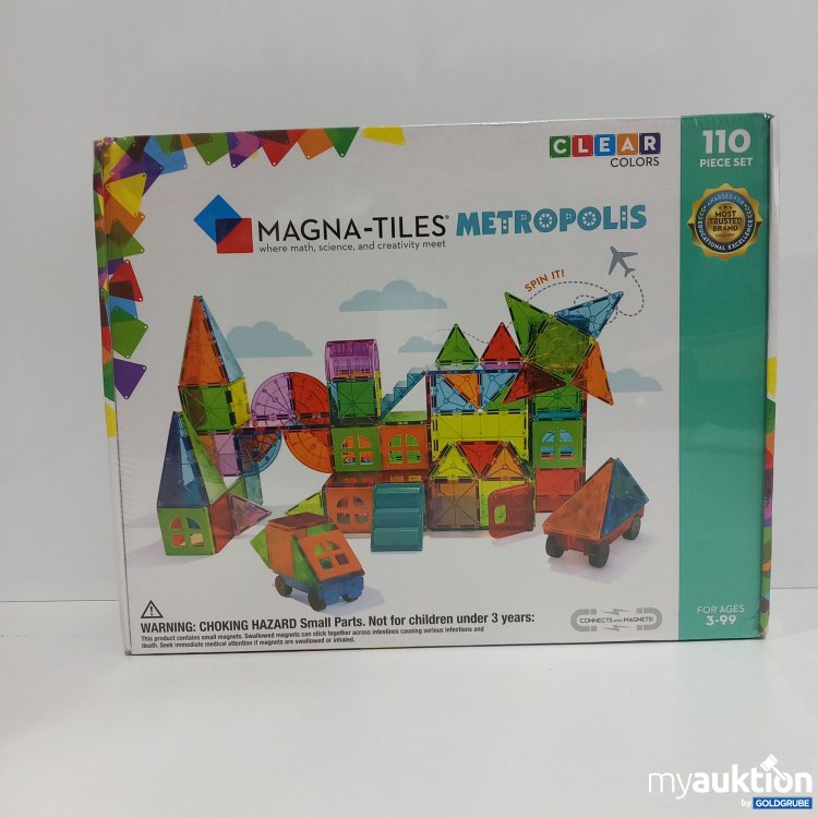 Artikel Nr. 515967: Clear Magna Tiles Metropolis 110 Piece 