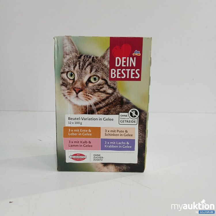 Artikel Nr. 804969: Dm Dein Bestes Katzenfutter Beutel Variation mit Fisch in Sauce 12x100g