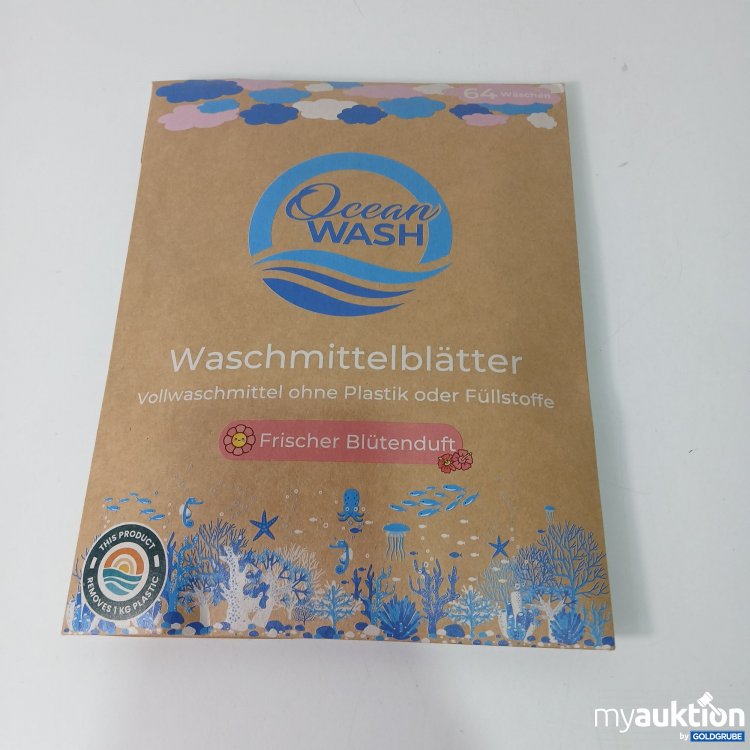 Artikel Nr. 799971: Ocean Wash Waschmittelblätter 64 Wäschen