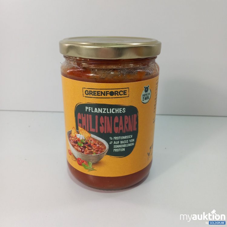 Artikel Nr. 764973: Greenforce Pflanzliches Chili sin carne  500g