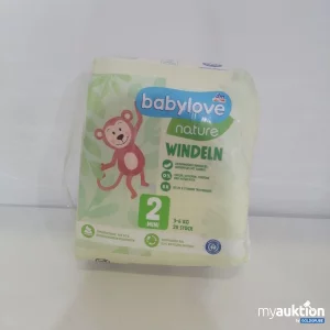 Auktion Babylove Nature Windeln 2mini (3-6kg) 28 Stück 