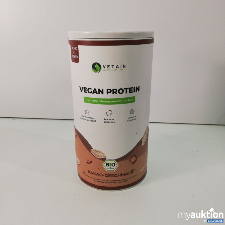 Artikel Nr. 789975: Vetain Vegan Protein Kakao-Geschmack 600g