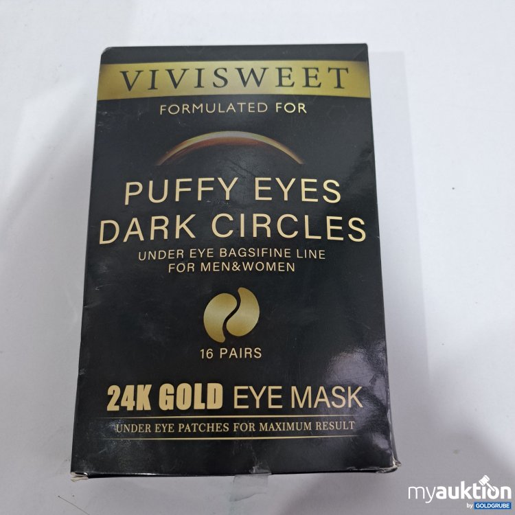 Artikel Nr. 797978: Vivisweet 24K gold Eye mask 