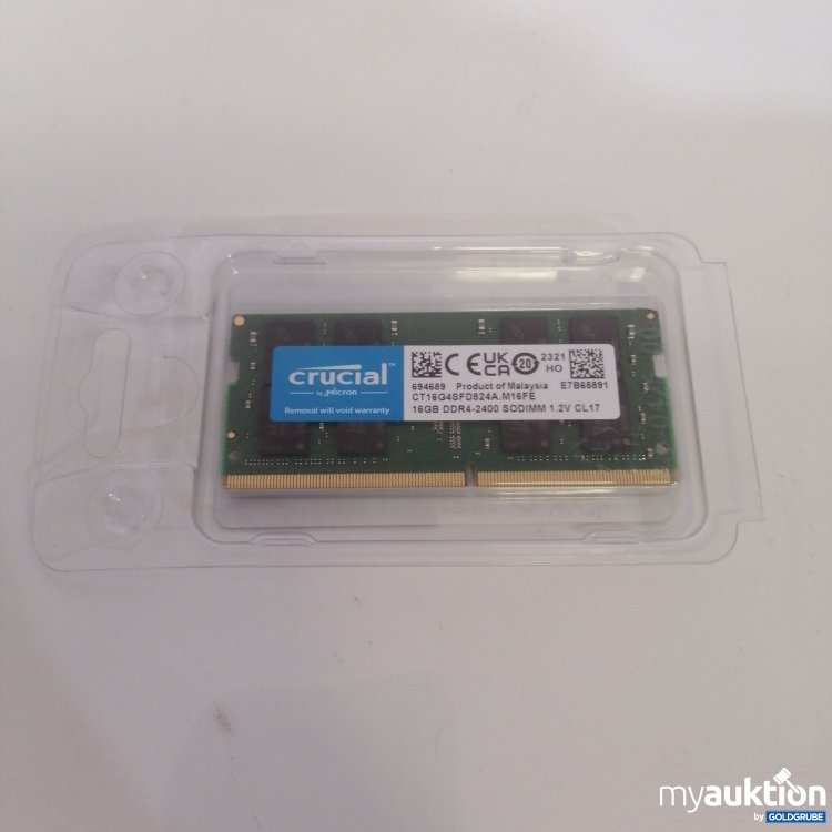 Artikel Nr. 745979: Crucial DDR4-2400 16GB 