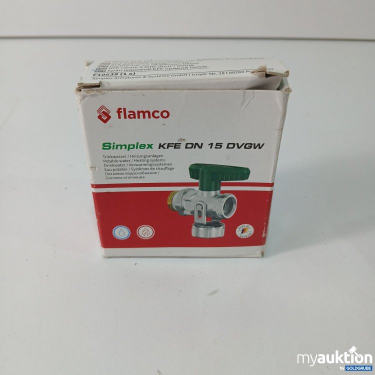 Artikel Nr. 432981: Flamco Simplex KFE Kugelhahn Durchgang DVGW