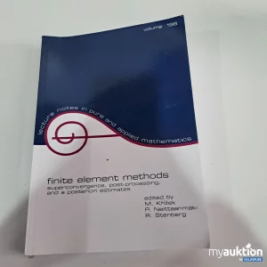 Artikel Nr. 794984: Finite Element Methods Buch volume 196