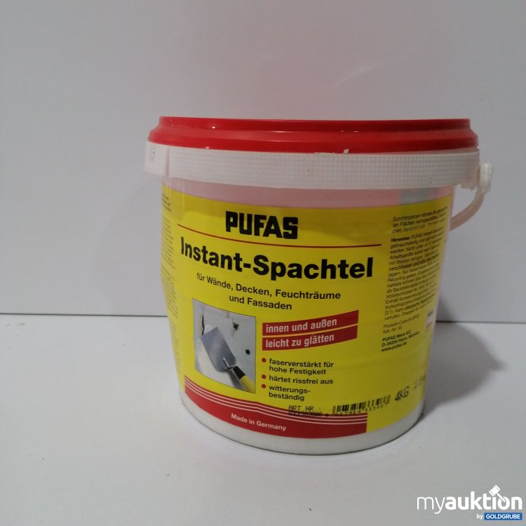 Artikel Nr. 777987: Pufas Instant Spachtel  4kg 