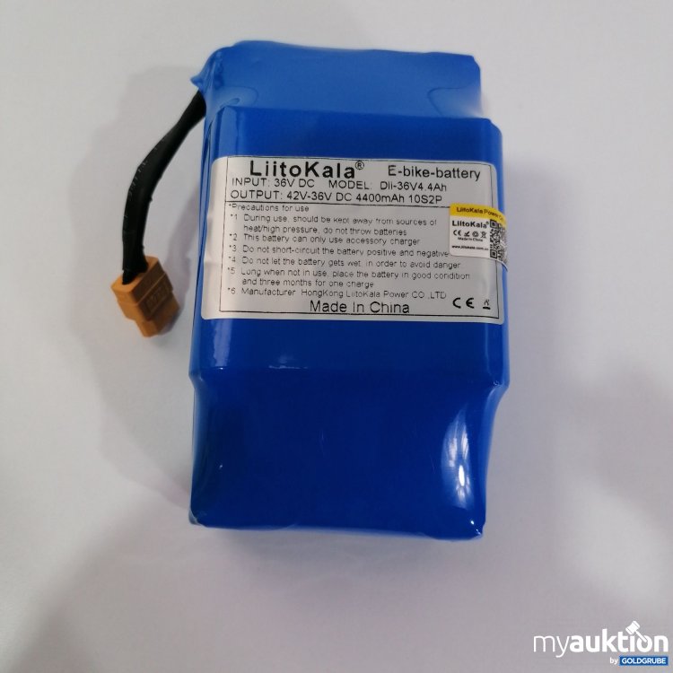 Artikel Nr. 779987: LiitoKala E-bike Battery Dii-36V4.4Ah 4400mAh 